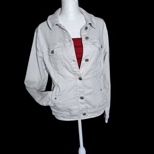 Offers✅️LIVERPOOL Jean Jacket with Side Pockets❤️❤️❤️❤️